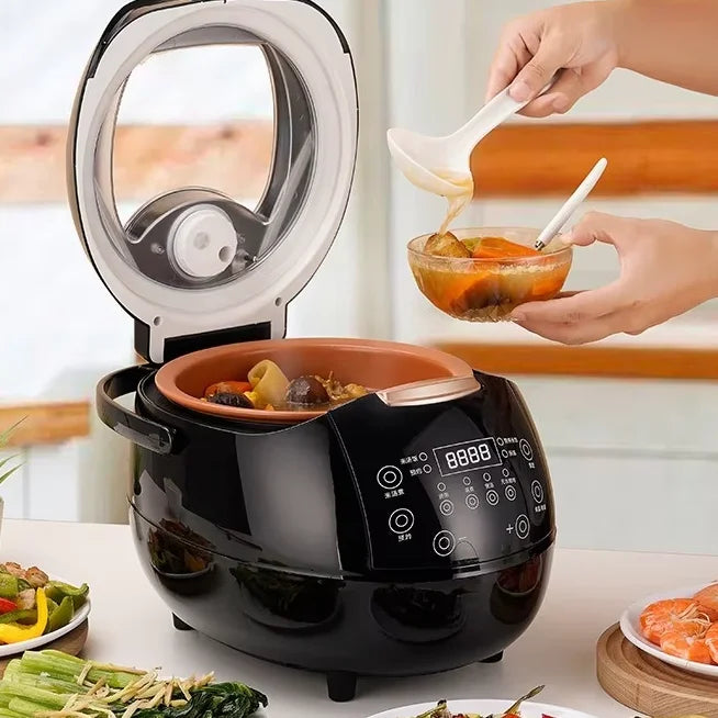 DUTRIEUX 5L Smart Rice Cooker – Ceramic Pot & Timer Smart Rice Cooker SPOT Black AU