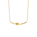 Knot Bar Pendant Necklace for Women – Gold Stainless Steel Pendant Necklace SPOT Gold Color