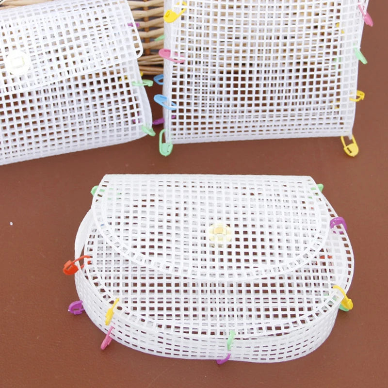 DIY Plastic Mesh Weaving Kit – Shoulder Bag Craft Material DIY Weaving Kit SPOT