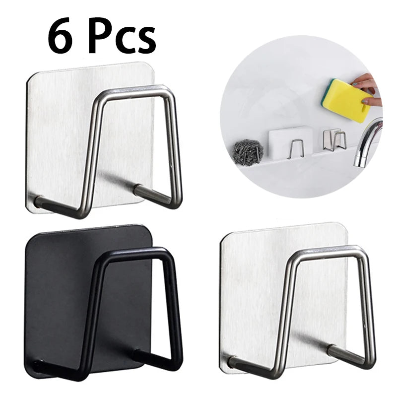 Stainless Steel Kitchen Sink Sponge Holder & Organizer Sink Sponge Holder SPOT