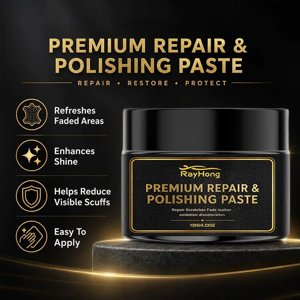 Leather & Plastic Repair Cream – Scratch & Scuff Polishing Paste Leather Repair Cream SPOT