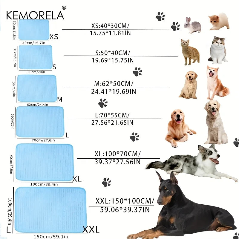 Cooling Summer Pet Mat – Breathable Washable Pad for Dogs & Cats Pet Cooling Mat SPOT