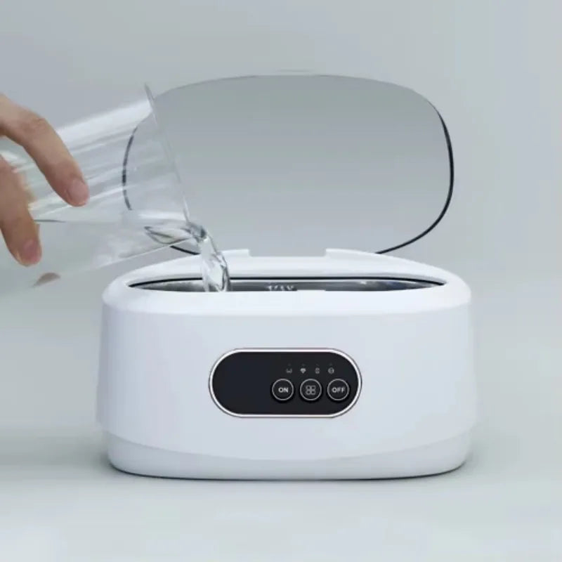 Ultrasonic Cleaner 0.66L Stainless Steel | 46kHz Digital Timer Ultrasonic Cleaner SPOT No plug