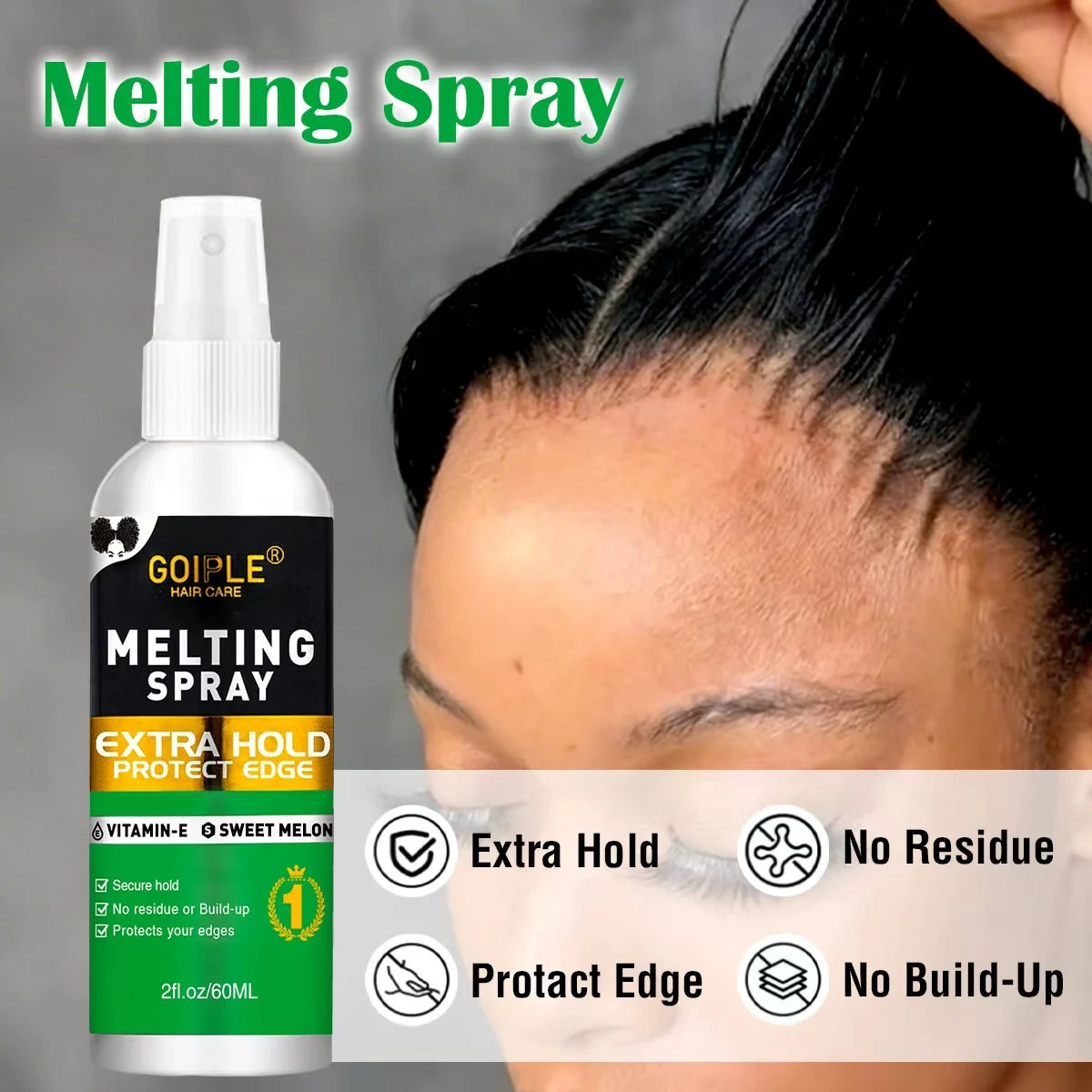Goiple Wig Care Set – Lace Glue, Melting Spray & Edge Control Wig Care Set SPOT