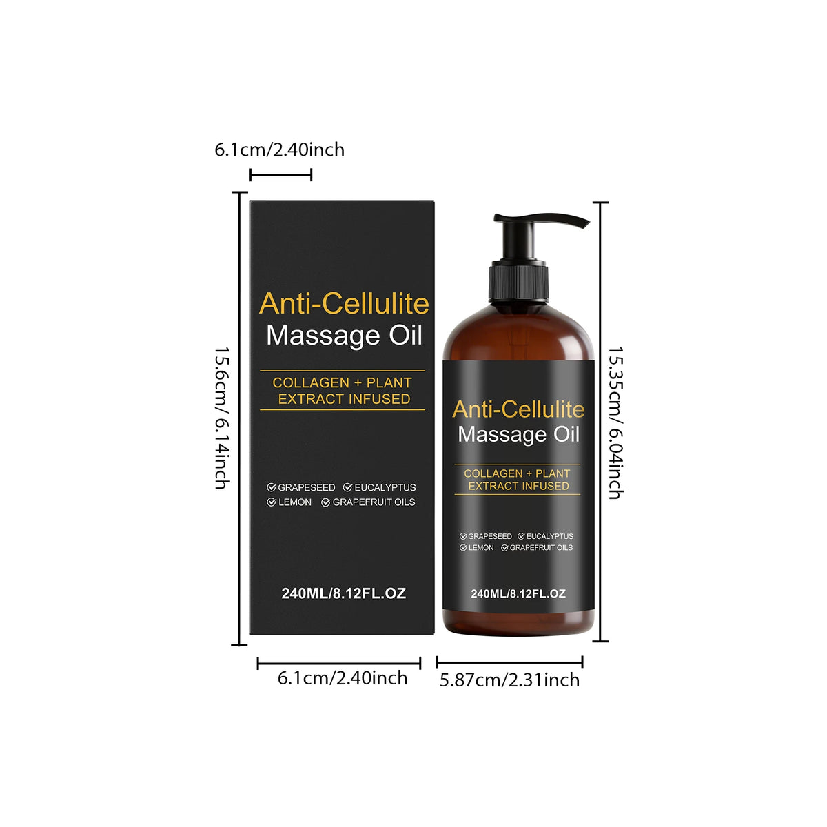Hoygi Firming Body Massage Oil with Collagen – 240ml Body Massage Oil SPOT 240ml Boxed