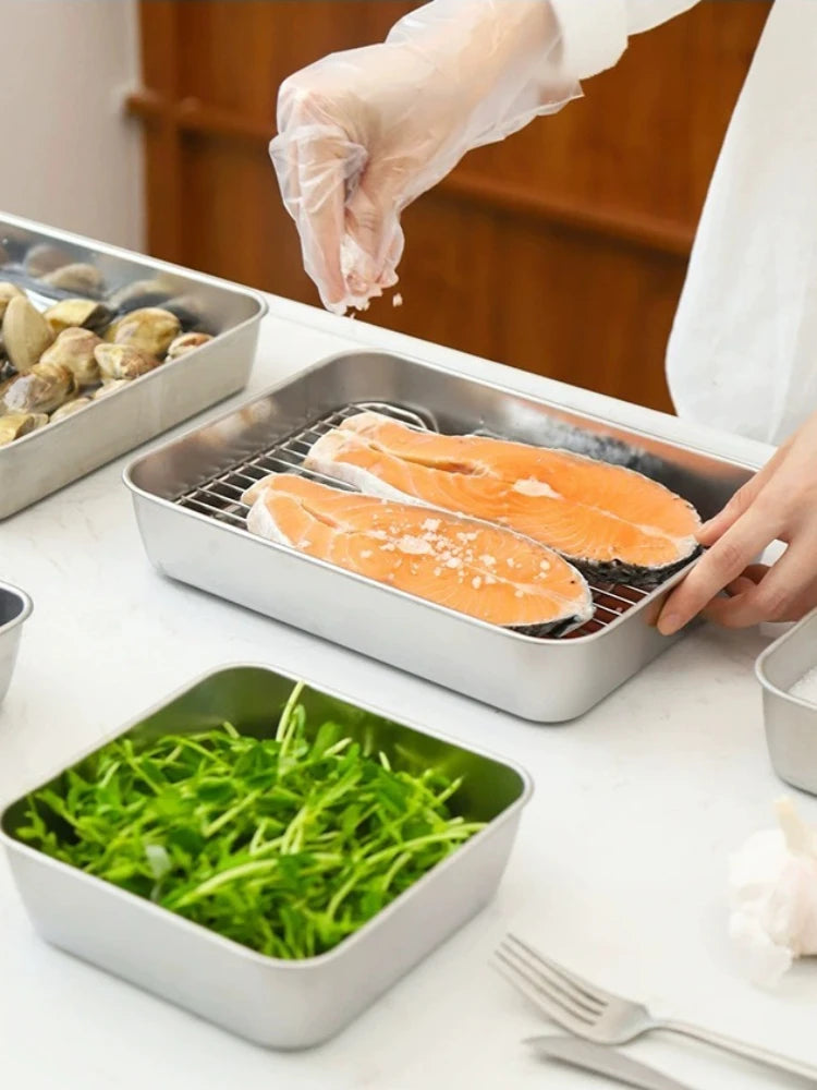 Stainless Steel Food Storage Container with Magnetic Lid Food Storage Container SPOT