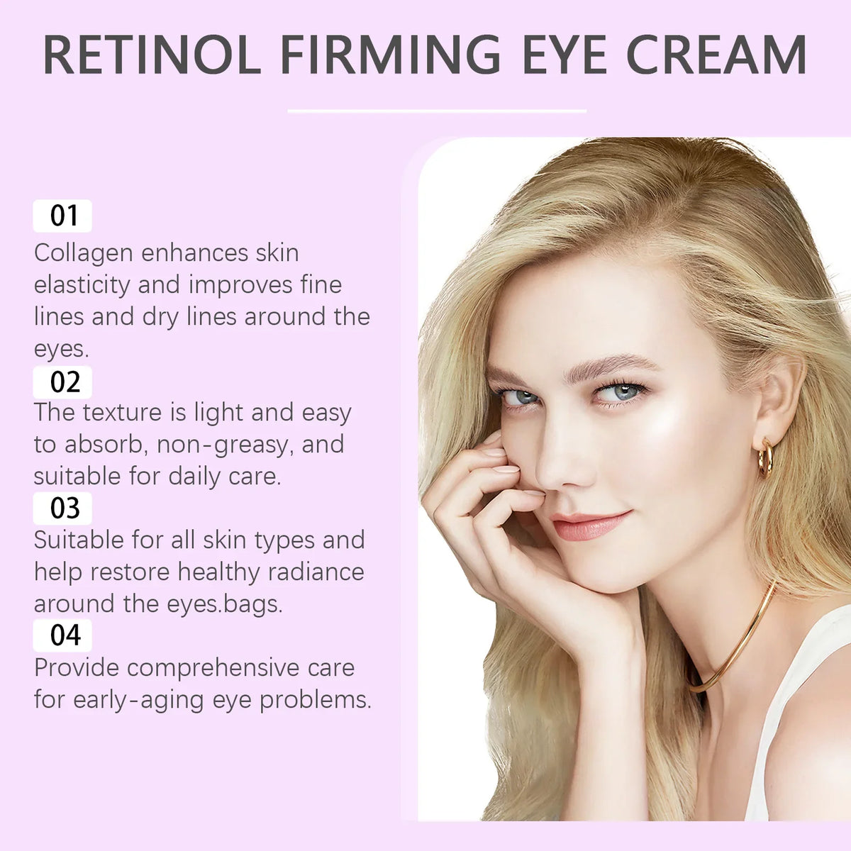 Hoygi Retinol Firming Eye Cream – Brightening & Moisturizing Eye Cream SPOT