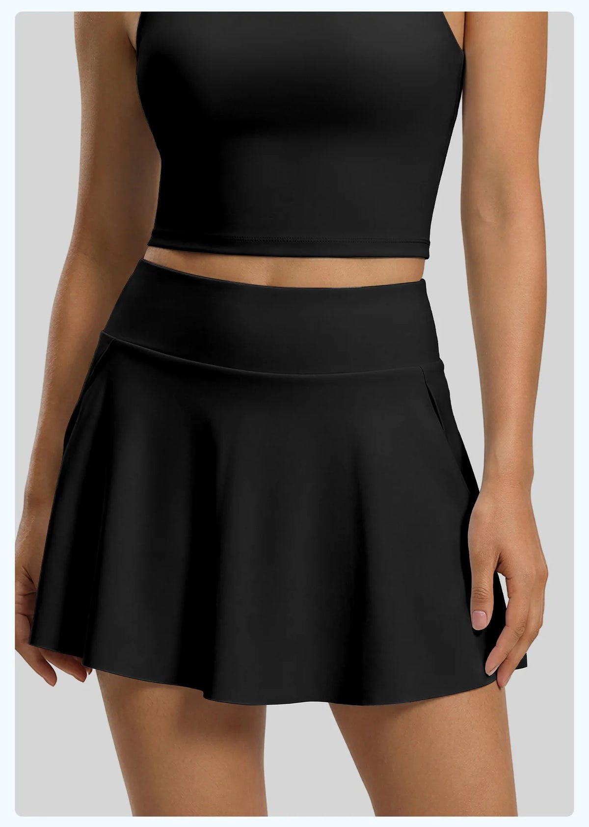 Women's Mini Pleated Tennis Skort – Active Golf & Gym Skirt Active Tennis Skort SPOT