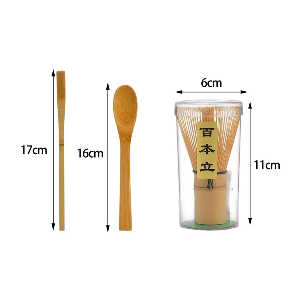 Bamboo Matcha Whisk Set – Japanese Chasen Tea Ceremony Kit Matcha Whisk Set SPOT