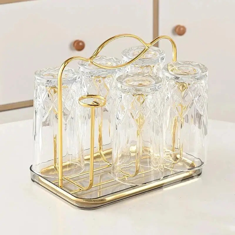 Nordic Iron Glass Cup Holder – Upside-Down Storage Rack Glass Cup Rack SPOT