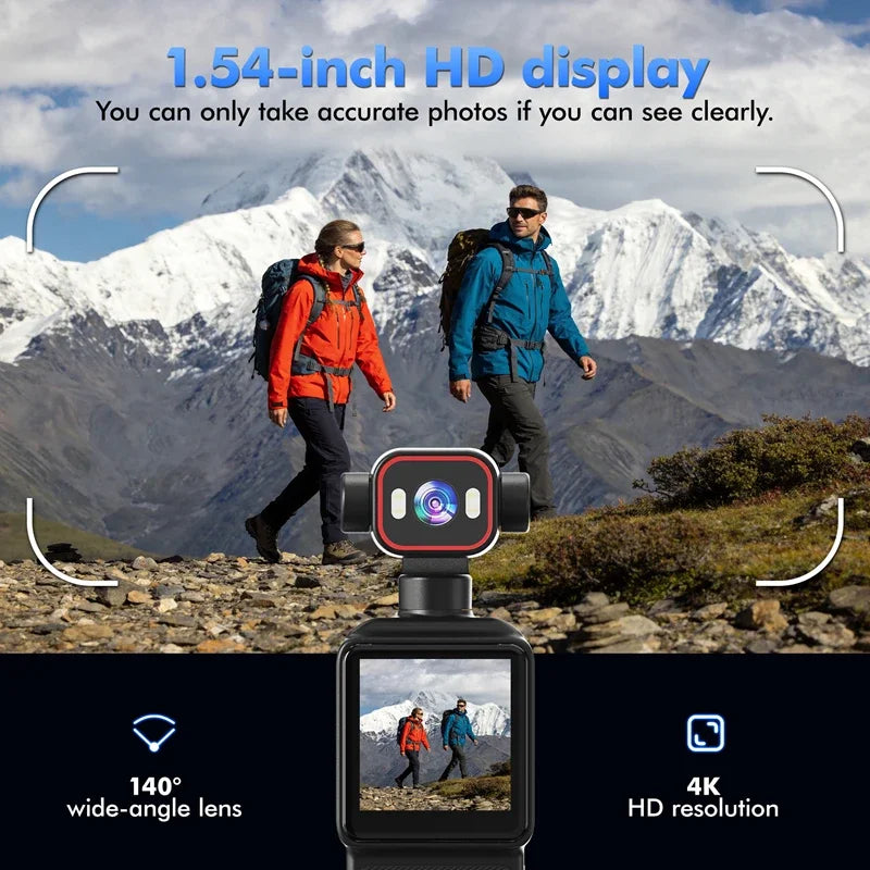 LZQLY Wireless HD Sports Camera – WiFi Hotspot Vlog Cam Action Sports Camera SPOT