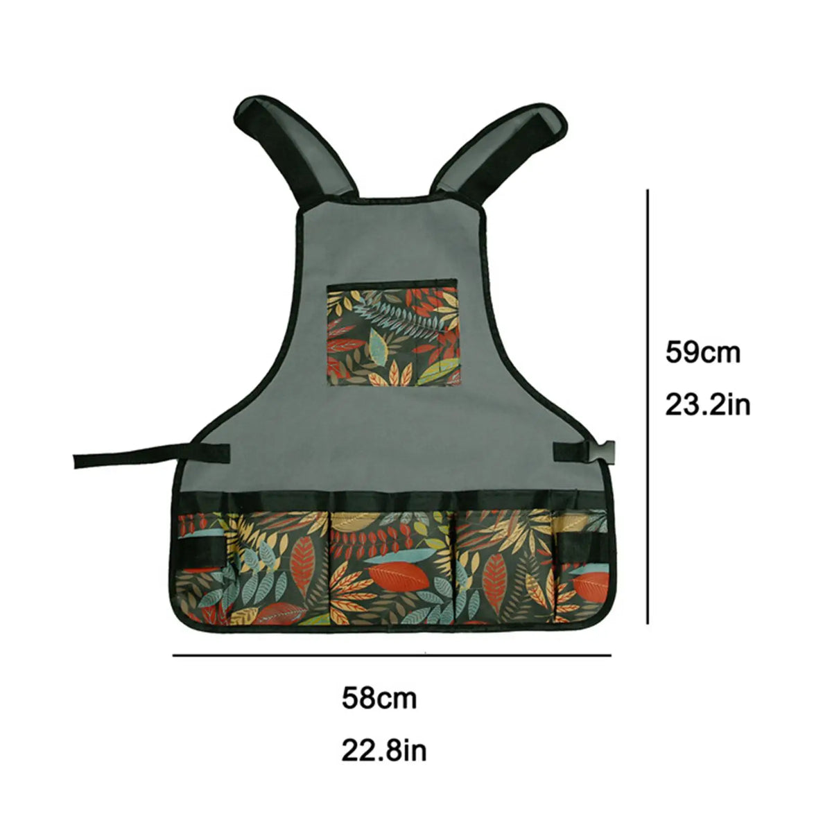 Unisex Chef Apron with Pockets – Adjustable Cooking Bib Kitchen Chef Apron SPOT