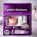 Eelhoe Silicone Dentures – Full Set Upper & Lower False Teeth Cosmetic Dentures SPOT 1 box