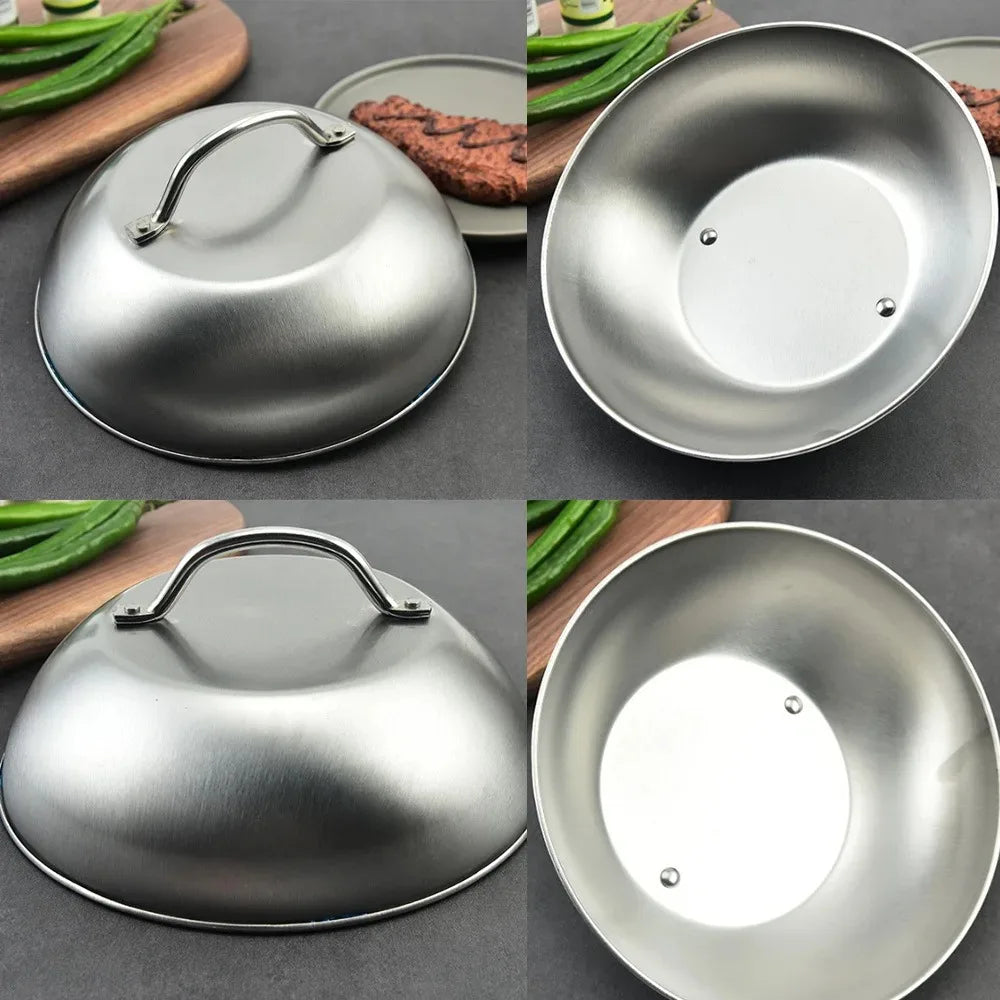 Stainless Steel Cheese Melting Dome for Griddle & BBQ Grilling Dome Cover SPOT