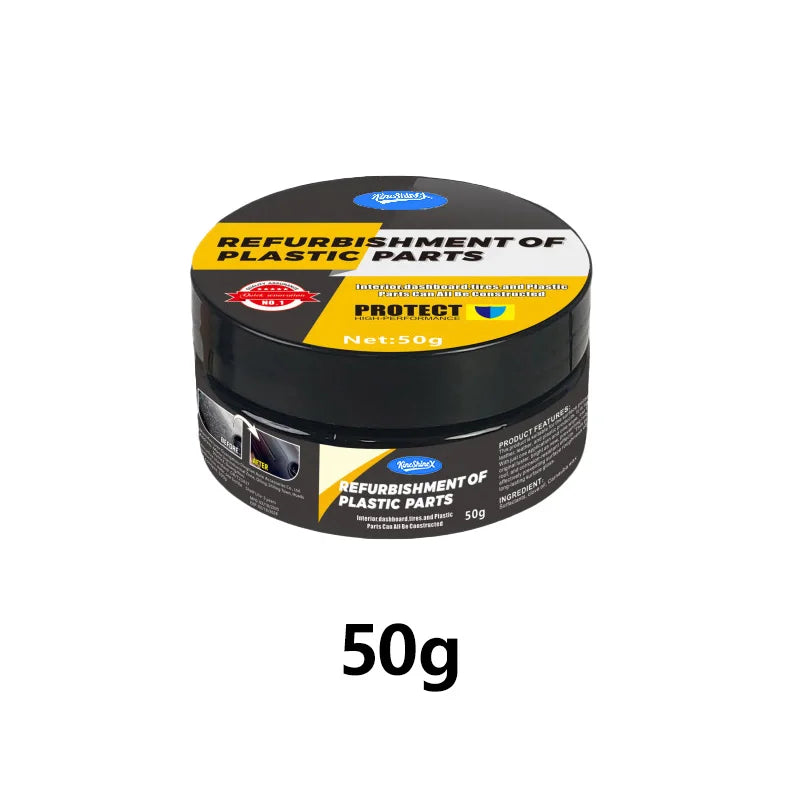 Automotive Plastic Polish Wax – Scratch & Anti-Aging Repair Plastic Polish Wax SPOT 50g