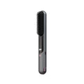 Wireless 2-in-1 Negative Ion Hair Brush – Straightener & Curler Electric Hair Brush SPOT Black USB Type-C