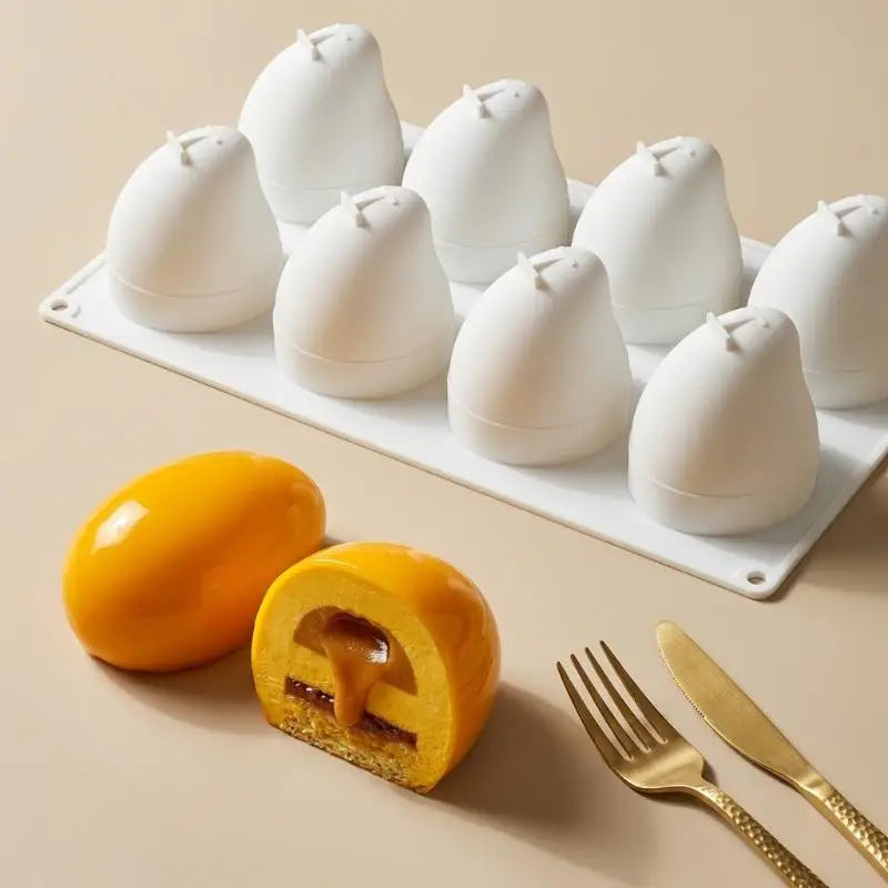 Fruit Shape Silicone Mousse Cake Mold – Mango & Pear Baking Silicone Cake Mold SPOT