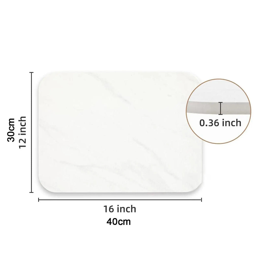 2-Pack Diatomite Dish Drying Mats – Non-Slip & Absorbent Dish Drying Mat SPOT
