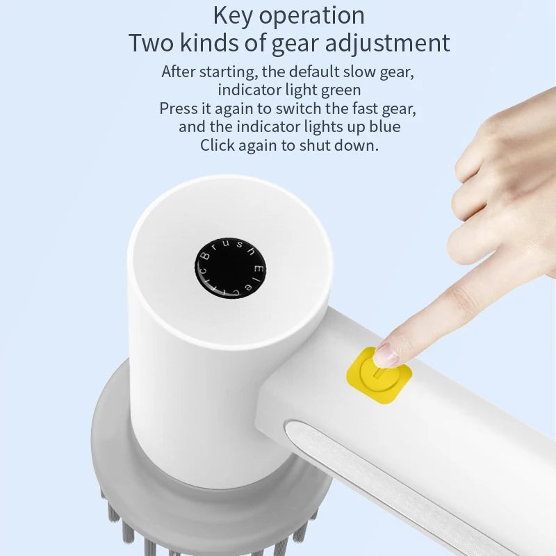 Rechargeable Electric Cleaning Brush – Wireless Handheld Scrubber Electric Cleaning Brush SPOT