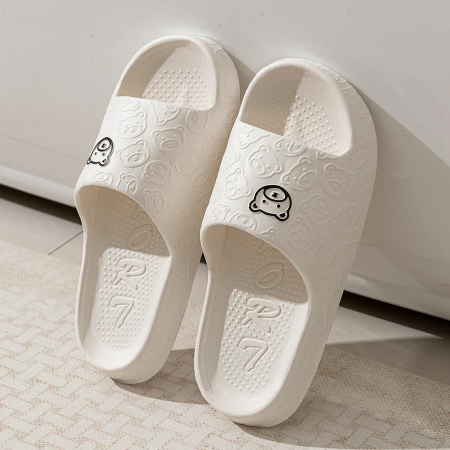 Cute Bear Cartoon Slippers – Soft Anti-Slip EVA Indoor Sandals Indoor Slippers SPOT