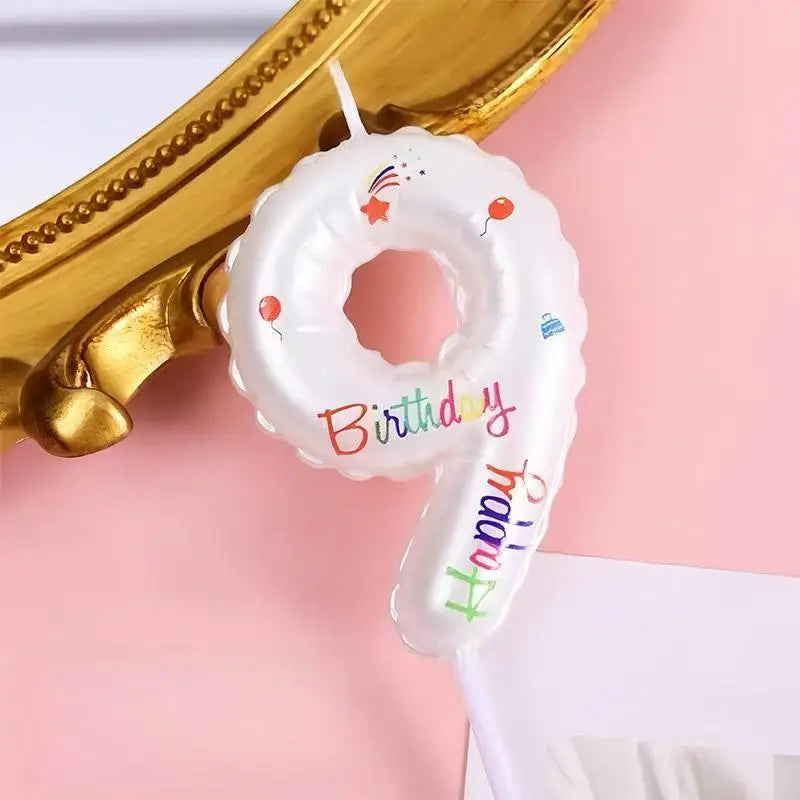 Smokeless Number Birthday Candle – Paraffin Cake Decoration Birthday Number Candle SPOT A10