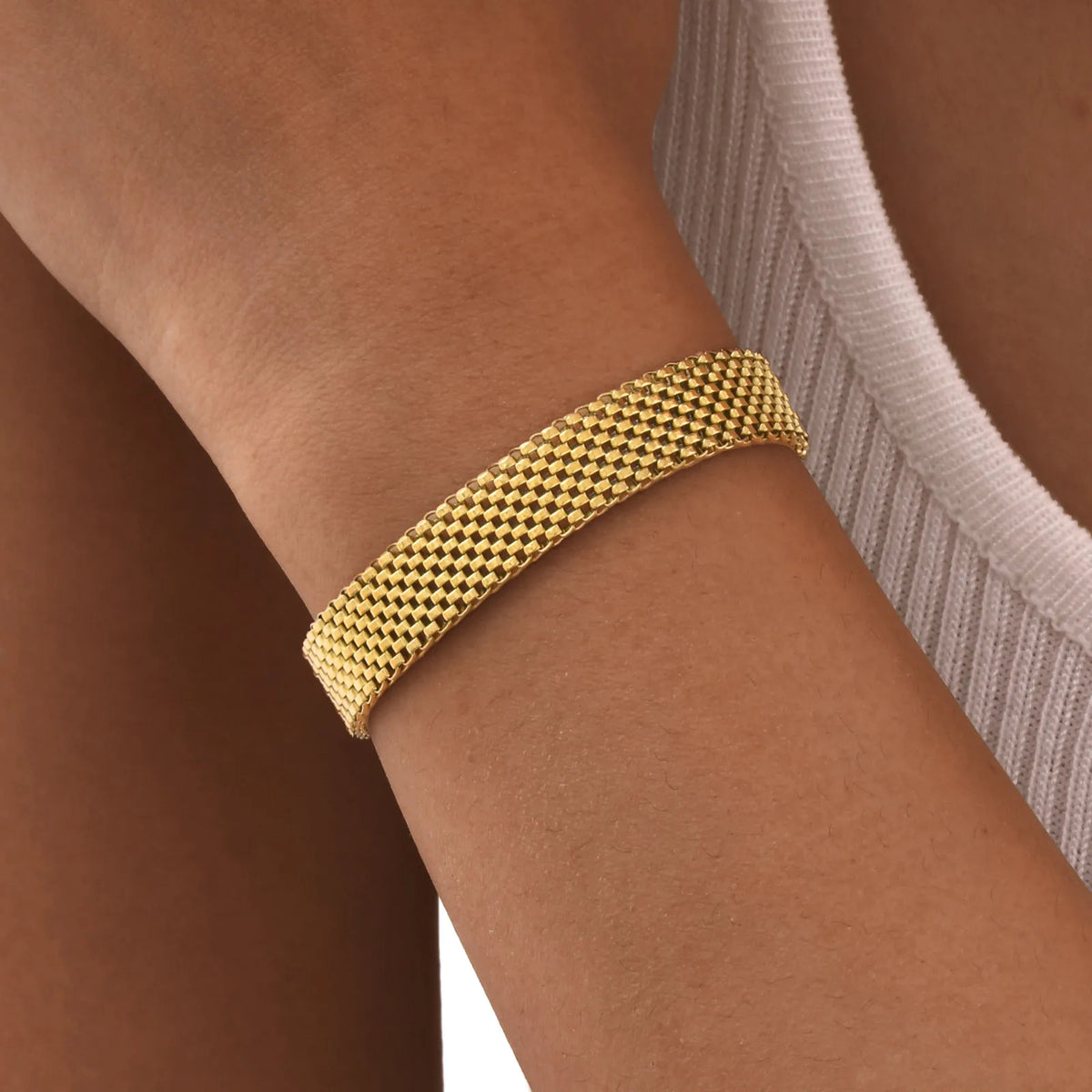 Women's Gold Chunky Link Chain Bracelet – Stainless Steel Chain Link Bracelet SPOT Default Title