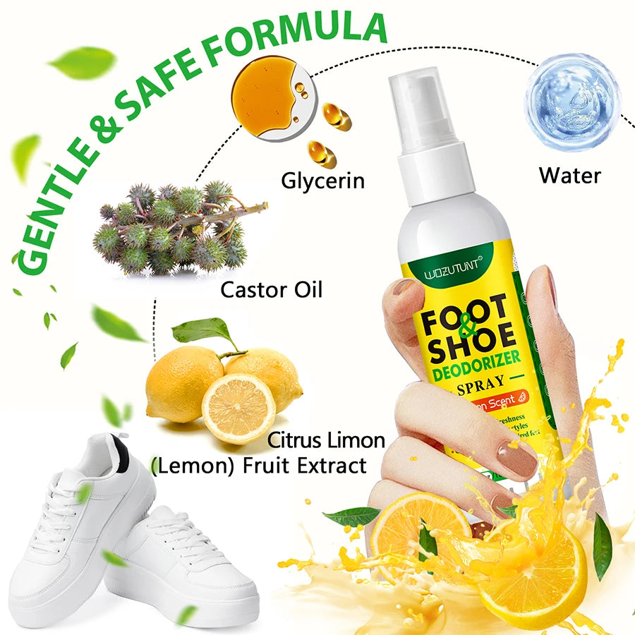 Sneaker Cleaner Kit – Foam Cleaner & Shoe Deodorizer Spray Shoe Care Kit SPOT