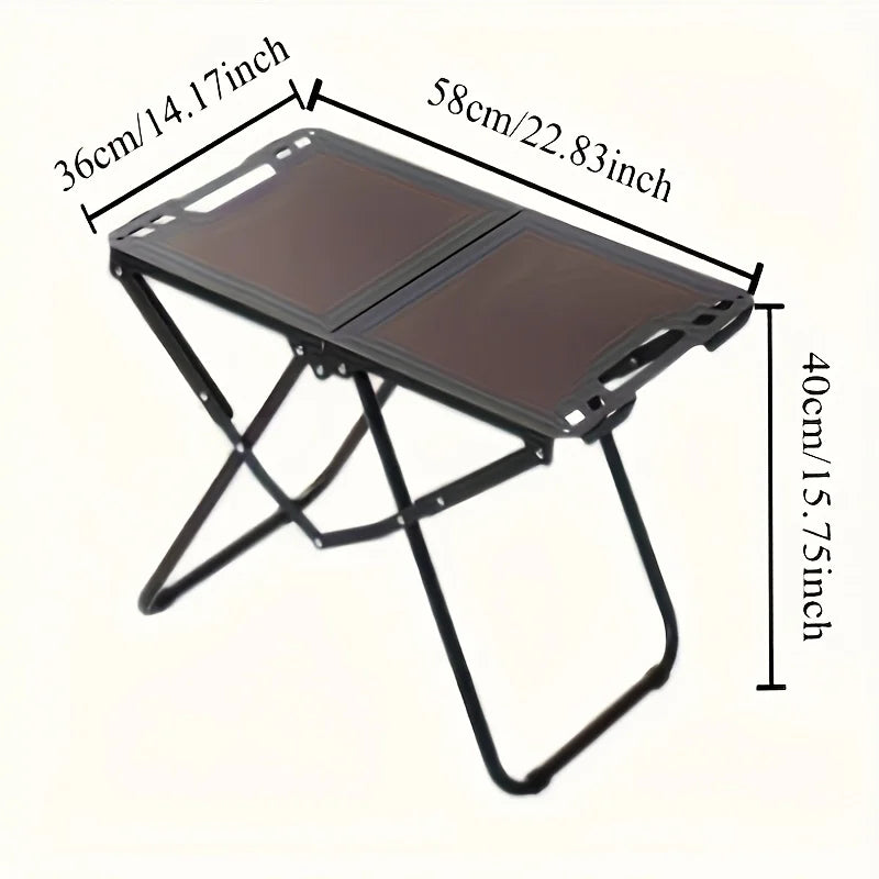 Foldable Carbon Steel Camping Table – Portable BBQ & Picnic Foldable Camping Table SPOT