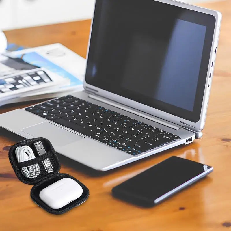 Mini Hard Shell Digital Gadgets Organizer Bag | Travel Case Electronics Organizer Bag SPOT