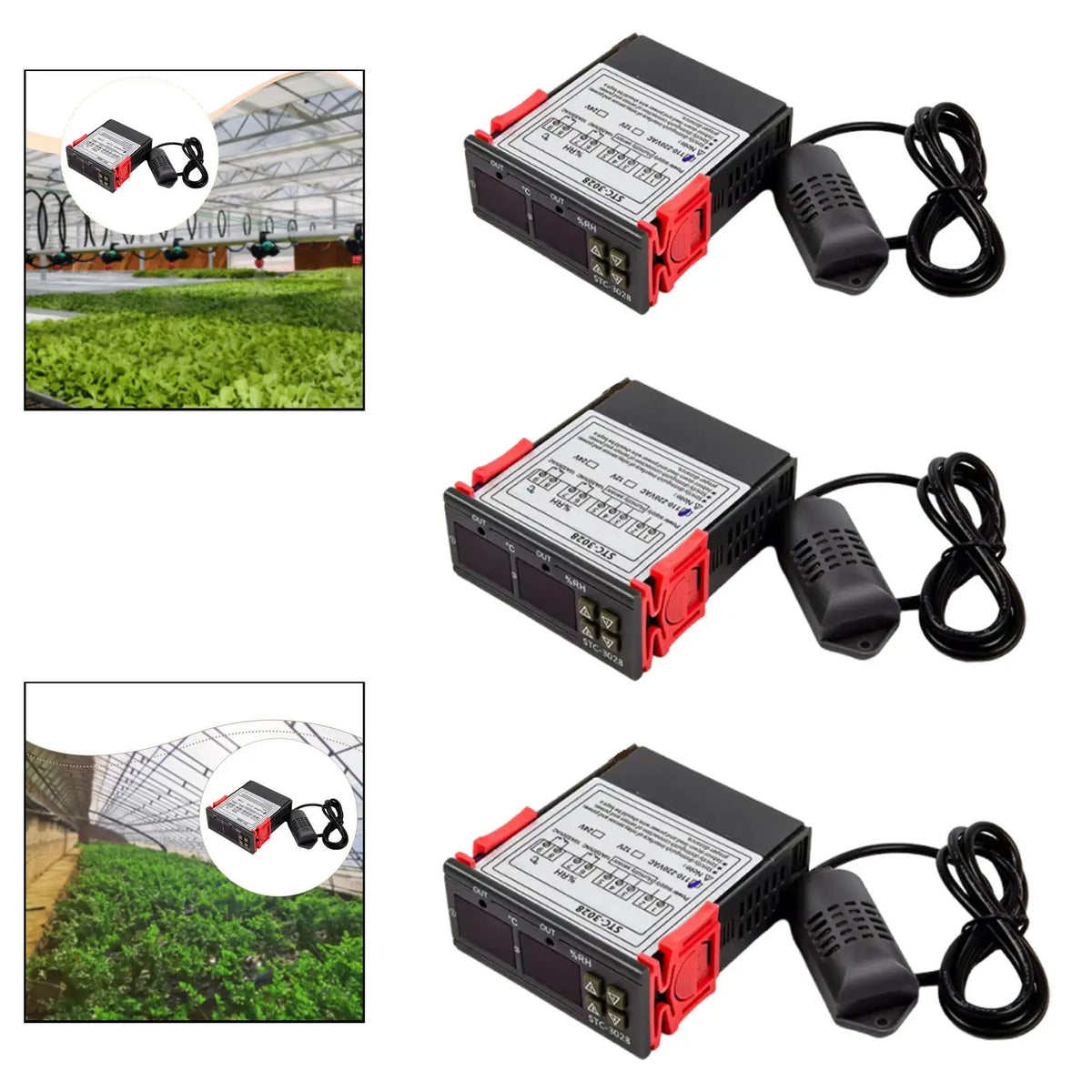 STC-3028 Digital Temperature & Humidity Controller Thermostat Digital Thermostat Controller SPOT