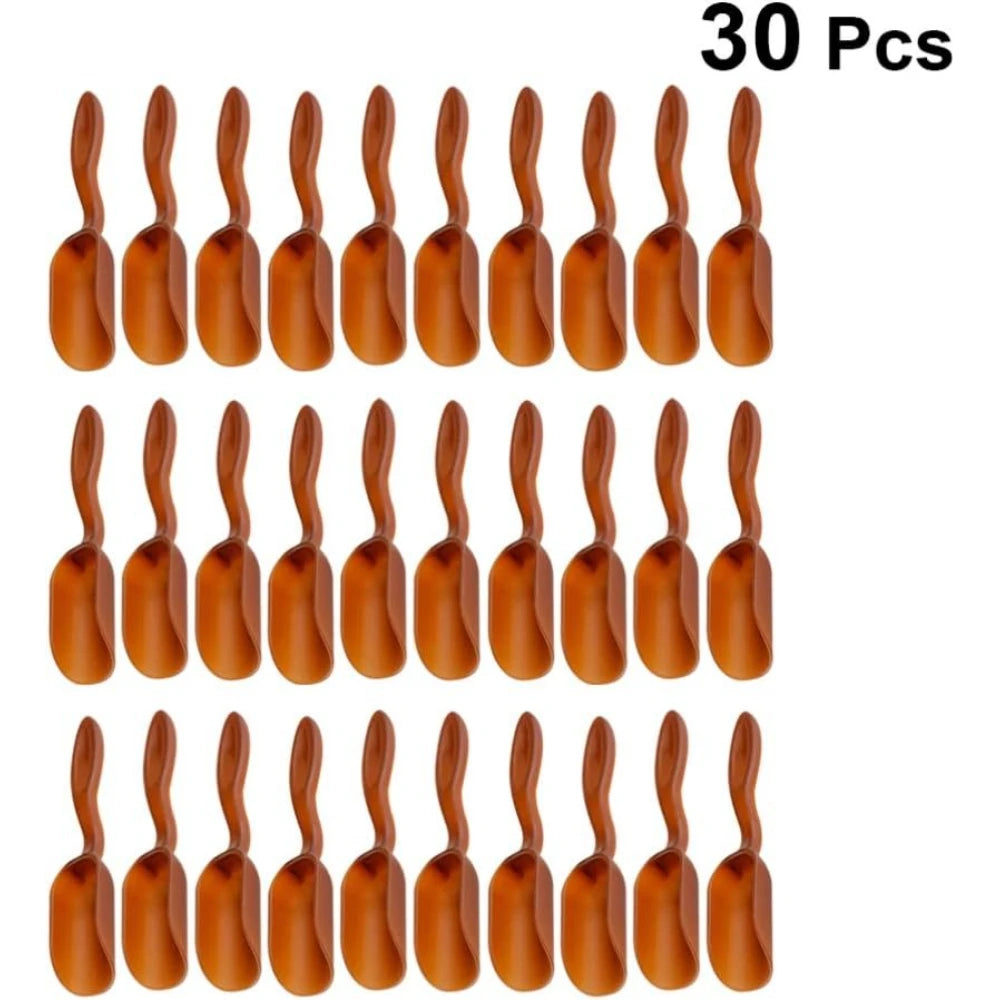 30-Pack Mini Plastic Garden Scoops – Soil & Tea Leaf Spoons Garden Hand Tools SPOT