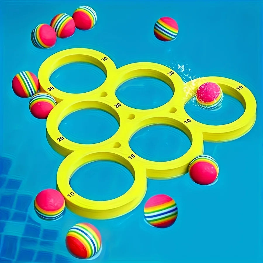 Floating Pool Toss Game Set – Family Water Throwing Game Pool Toss Game SPOT
