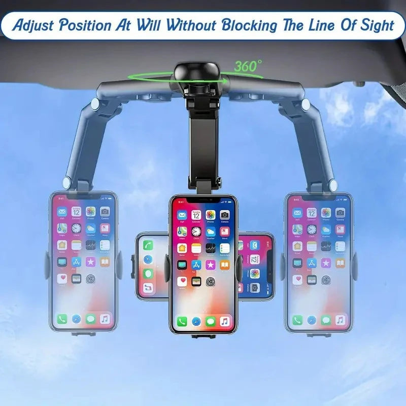 360° Rotating Sun Visor Car Phone Mount – Universal Holder Car Phone Mount SPOT