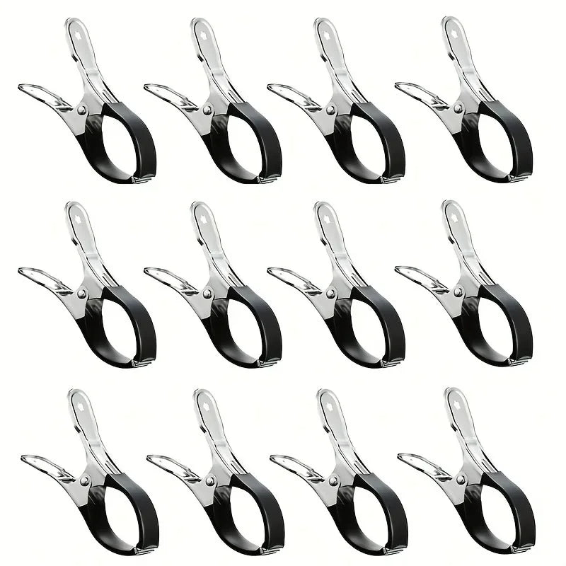 10-Pack Stainless Steel Pool Cover Clips – Windproof Spring Pool Cover Clips SPOT