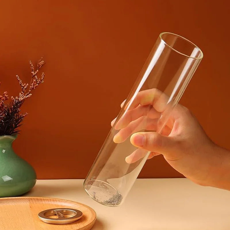 Glass Incense Holder & Ash Catcher Tray – Meditation Décor Incense Holder SPOT