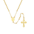 Rosary Bead Cross Necklace – St. Benedict & Guadalupe Pendant Pendant Necklace SPOT Default Title