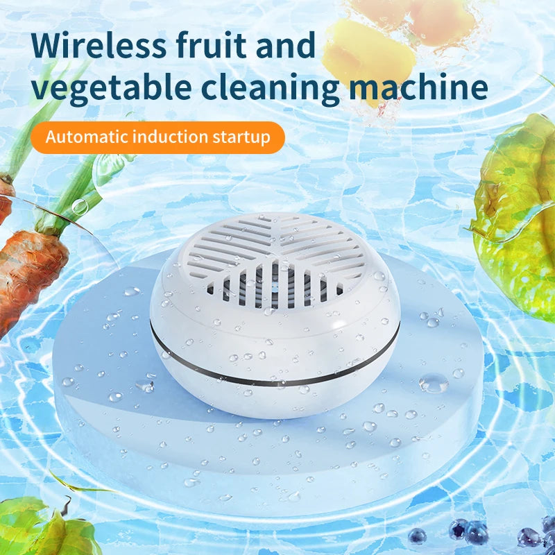 Wireless Magnetic Fruit & Vegetable Bubble Washer Cleaner Produce Washer SPOT