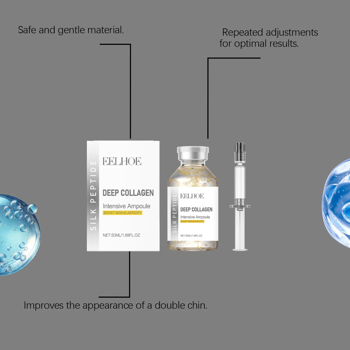 Eelhoe Silk Peptide Lifting Ampoule Face Serum 50ml Face Lifting Serum SPOT