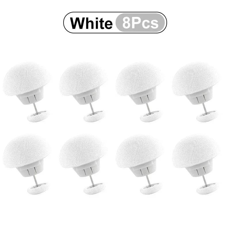 Duvet Cover Clips & Bed Sheet Fasteners – Anti-Slip Buckles Bedding Fastener Clips SPOT 8pcs White