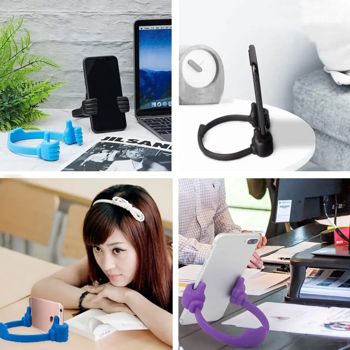 Thumbs Up Desktop Phone & Tablet Stand | Multi-Angle Holder Desktop Phone Stand SPOT