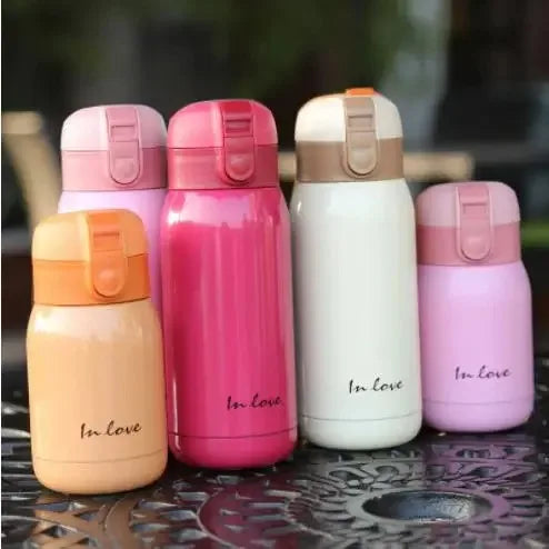 Cute Mini Thermos 200ml 350ml Kids Cartoon Stainless Flask Vacuum Flask Thermos SPOT