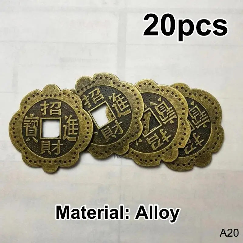 Plum Blossom Feng Shui Coins – Lucky Wealth Charms 5/10/20pc Feng Shui Charm Coins SPOT A20