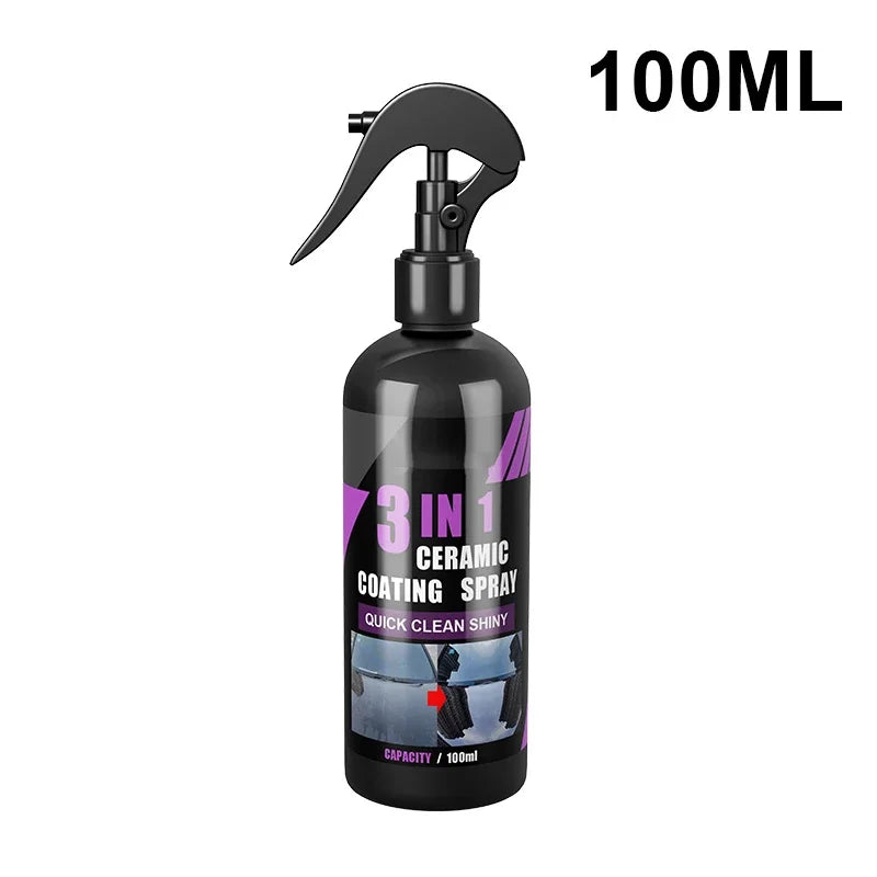 3-in-1 Nano Ceramic Car Coating – UV, Waterproof & Gloss Car Ceramic Coating SPOT 100 ML