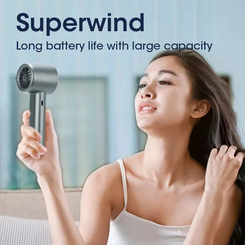 Bladeless Handheld Fan 120 Speeds – USB Rechargeable Portable Handheld Bladeless Fan SPOT