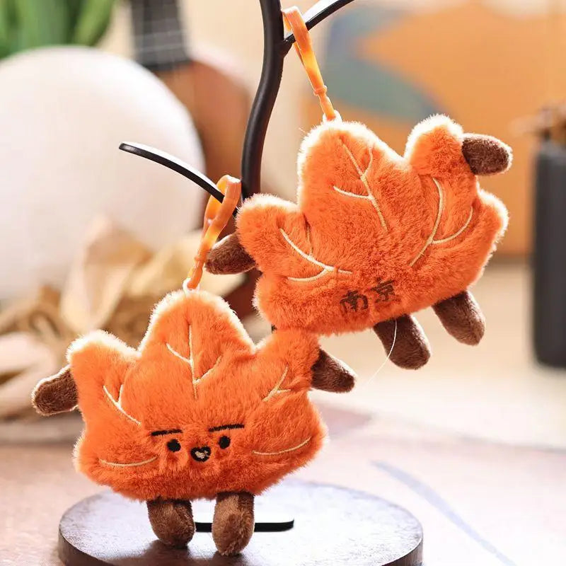 Maple Leaf Plush Keychain – Cute Backpack Pendant Gift Plush Keychain Pendant SPOT