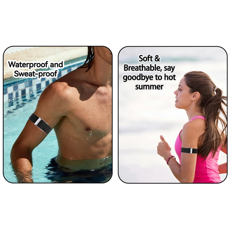 Waterproof Arm Bicep Band for WHOOP 5.0 ONE/Peak Tracker Fitness Tracker Band SPOT