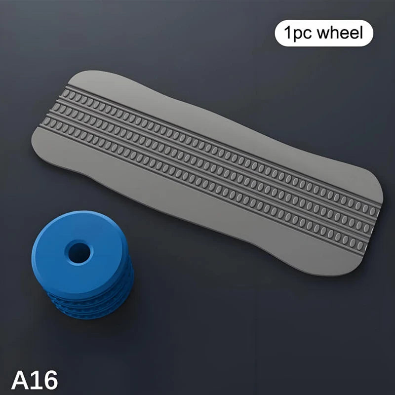 Clay Stamp Roller – Geometric Flower Pattern Texture Wheel Clay Texture Roller SPOT A16