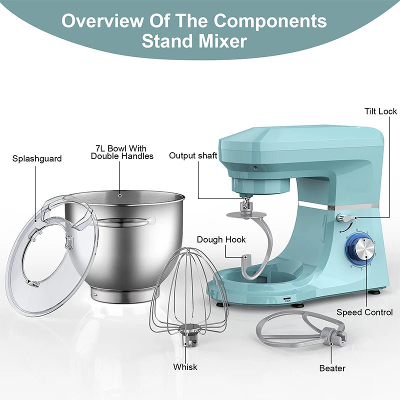Planetary Stand Mixer 6–10L | Dough Kneader & Cake Mixer Planetary Stand Mixer SPOT