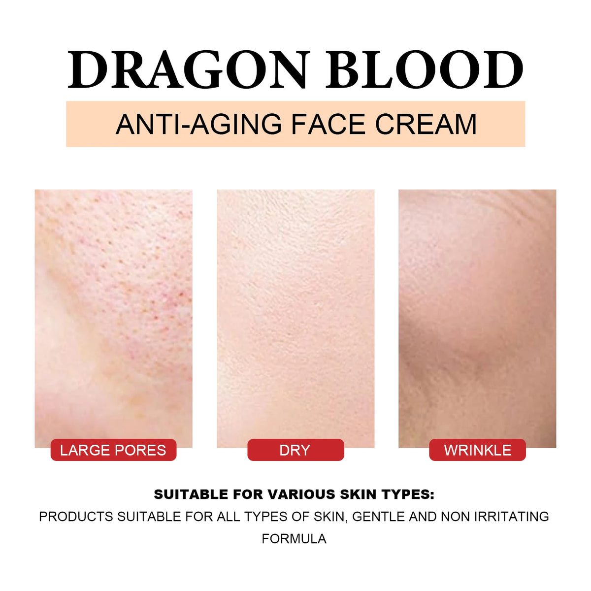EELHOE Dragon's Blood Skincare Set – Face Serum & Creams Face Skincare Set SPOT