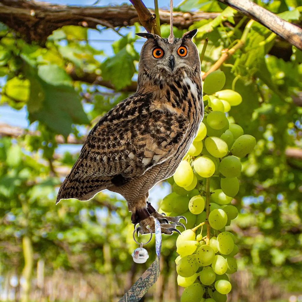 Realistic Owl Scarecrow Pendant – Waterproof Bird Deterrent Bird Deterrent Pendant SPOT
